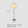 Globe floor lamp