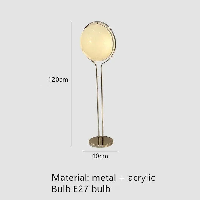 Globe floor lamp