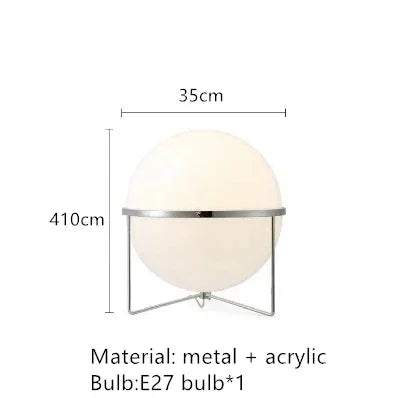 Globe floor lamp