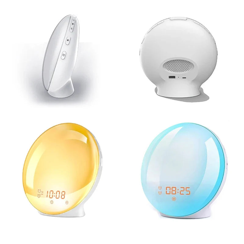 Wake-Up Light Wekker met Zonsopgangsimulatie, Dubbele Alarmen en FM-Radio 7