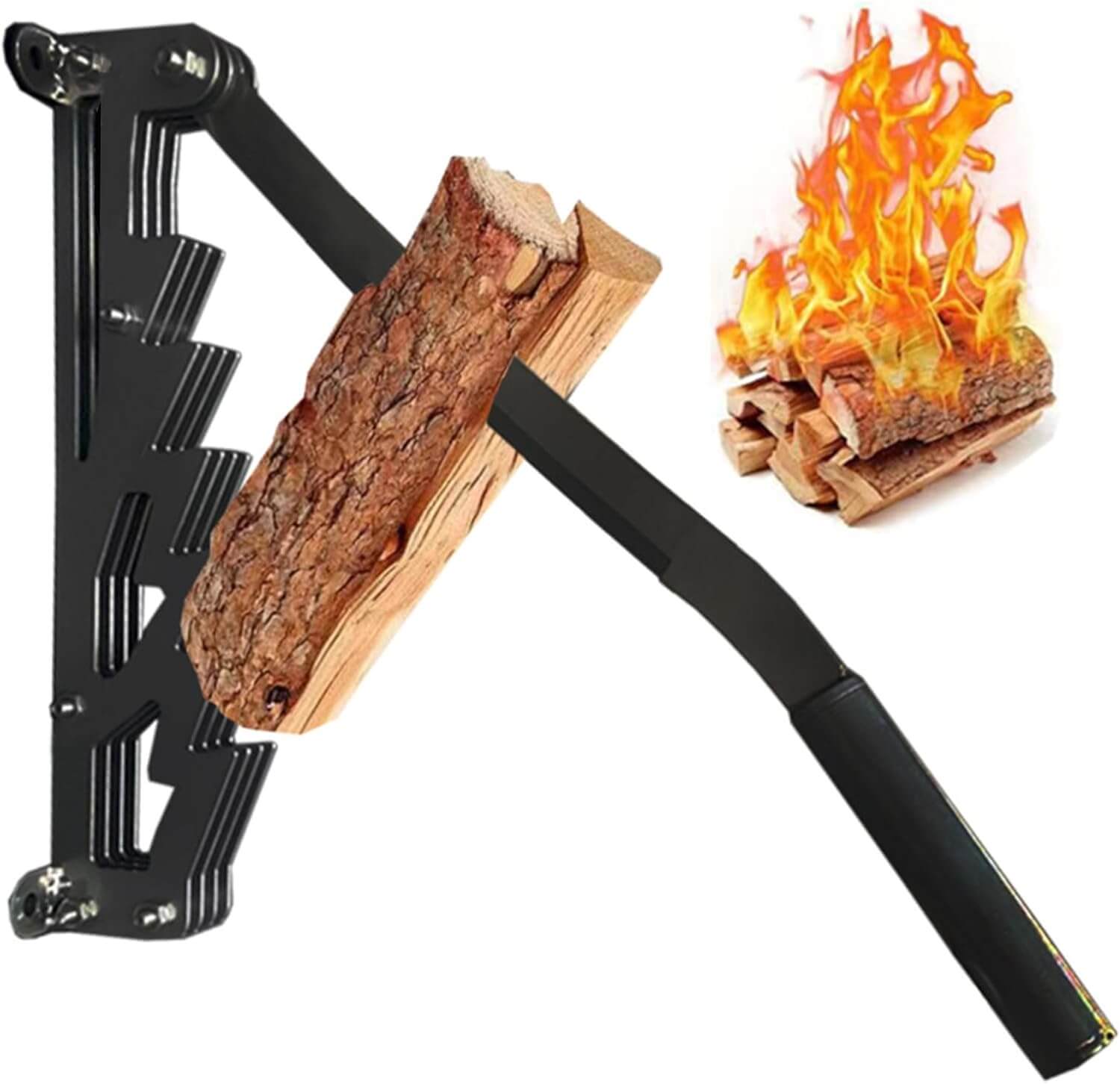 Wall Mounted Firewood Kindling Splitter 0