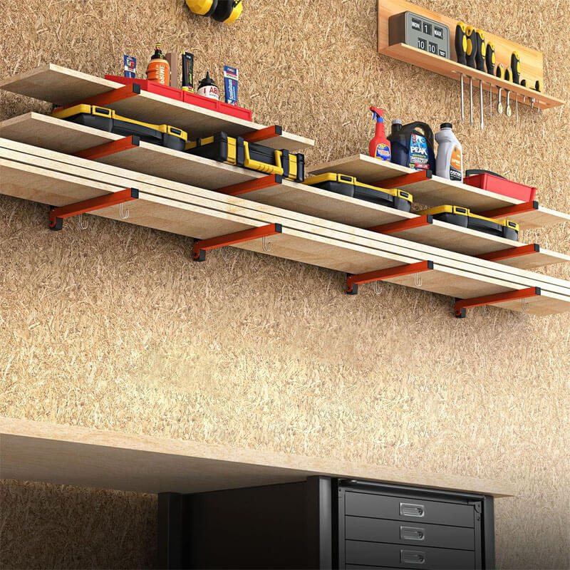 Wall Mounted Steel Storage Rack 5
