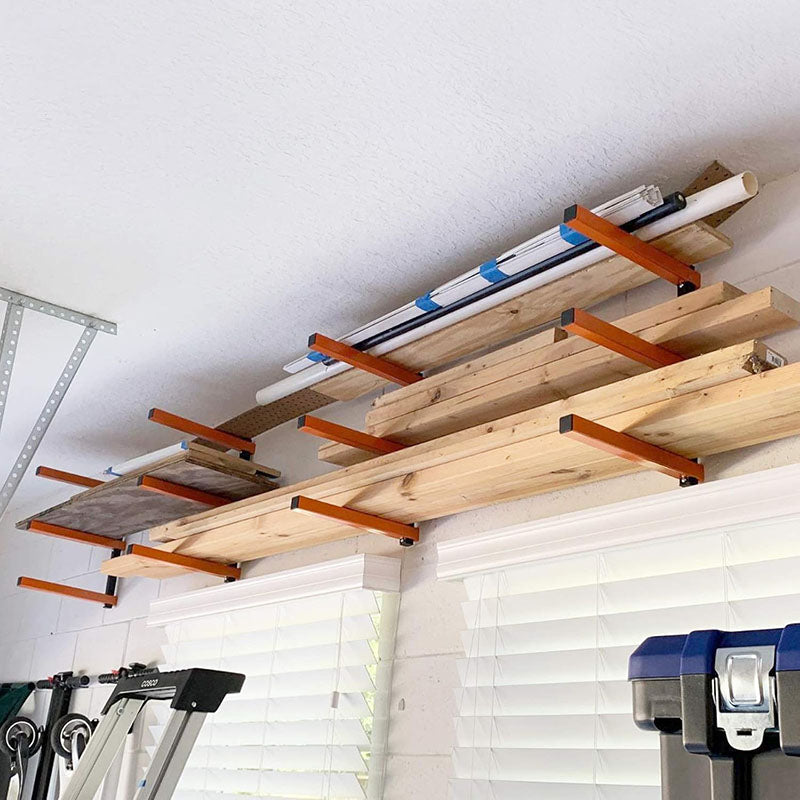 Wall Mounted Steel Storage Rack 6