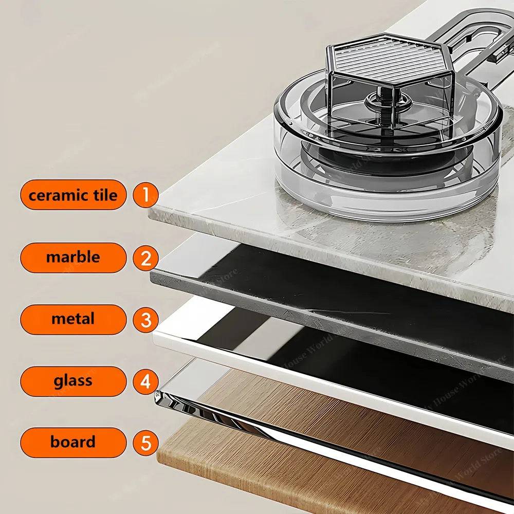 Suction cup spice rack