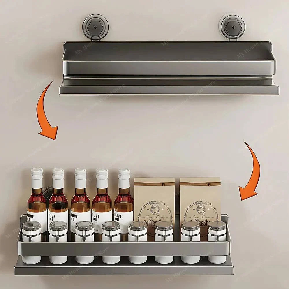 Suction cup spice rack