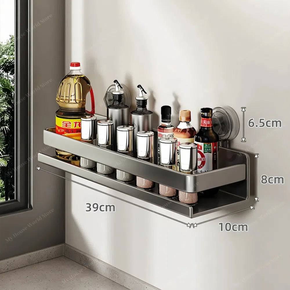 Suction cup spice rack