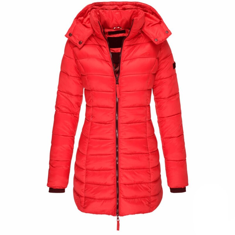 Warm Women's Down Jacket with Hood - Olivia 4