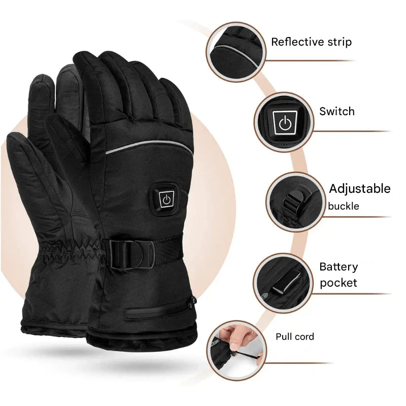 Waterproof Electric Heated Gloves - HeatGuard 6