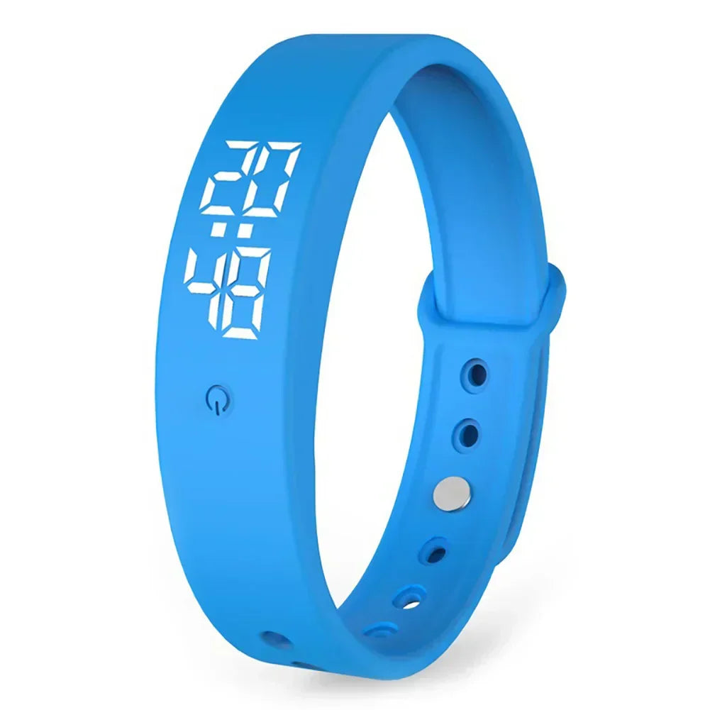 Waterproof Smartwatch with Vibration Alarm and Fitness Monitoring for Adults and Kids 0