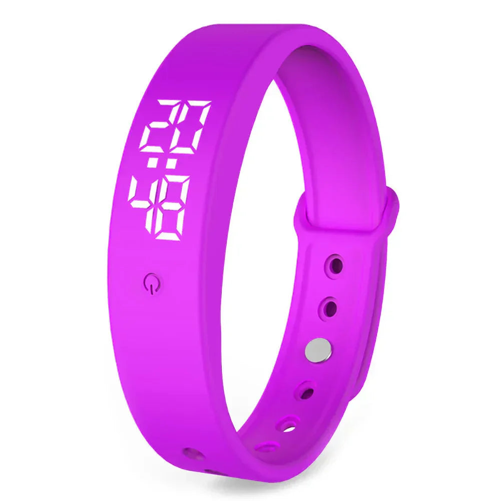 Waterproof Smartwatch with Vibration Alarm and Fitness Monitoring for Adults and Kids 4