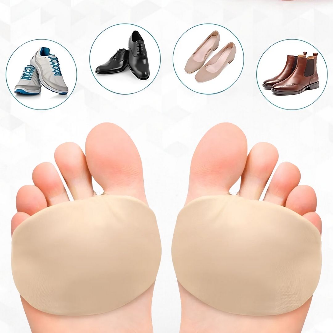 Wearclo Morton's Neuroma Relief Pads | Gel Cushion & Metatarsal Support 1
