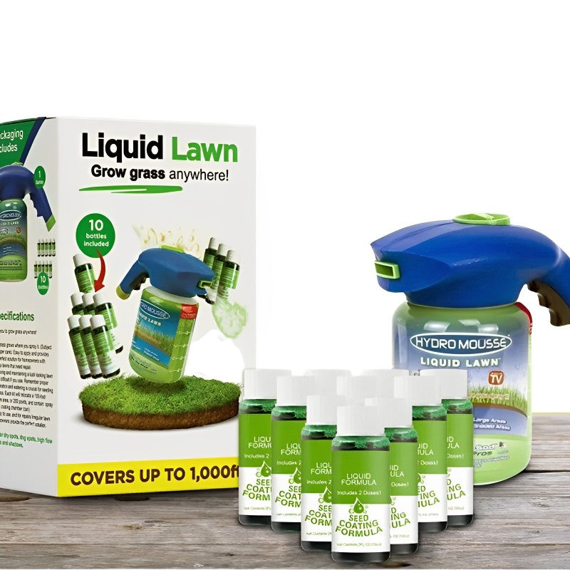 Wearclo | Hydro Mousse Lawn Repair Spray | Fix Bare Spots & Heavy Use Areas 8