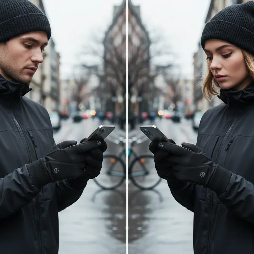 Windproof Gloves with Touch Function - TouchWarm 1