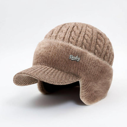 Winter Hat Trapper Ear Flap Knit Cap 3