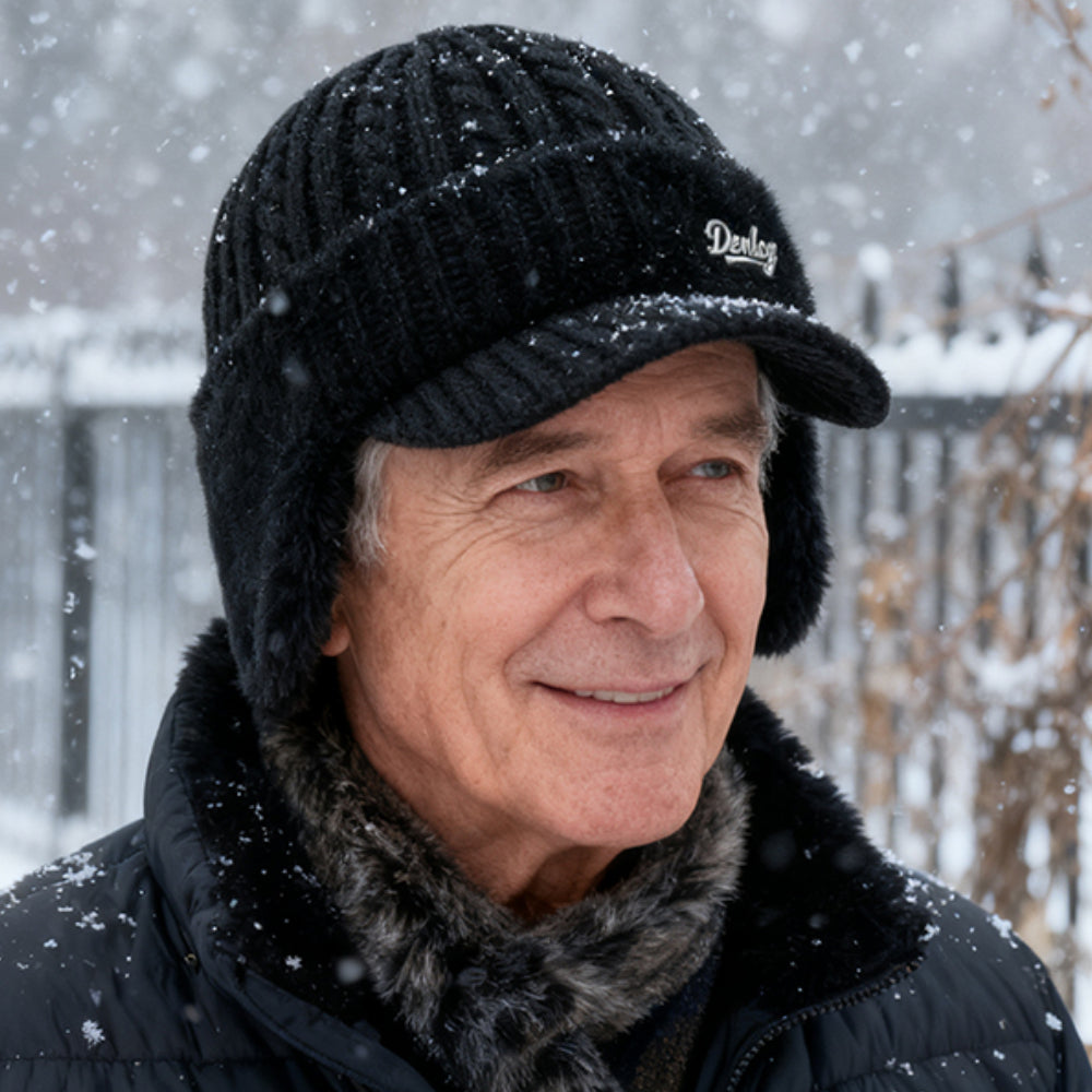 Winter Hat Trapper Ear Flap Knit Cap 6
