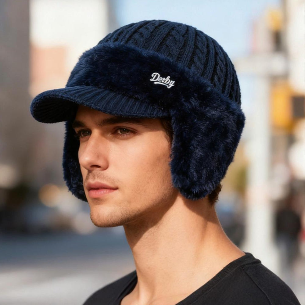 Winter Hat Trapper Ear Flap Knit Cap 7
