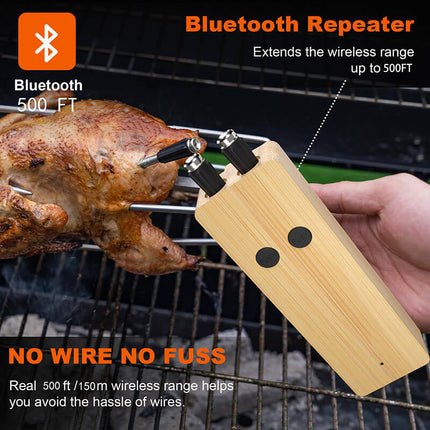 Wireless Meat Thermometer with 2 Probes 2