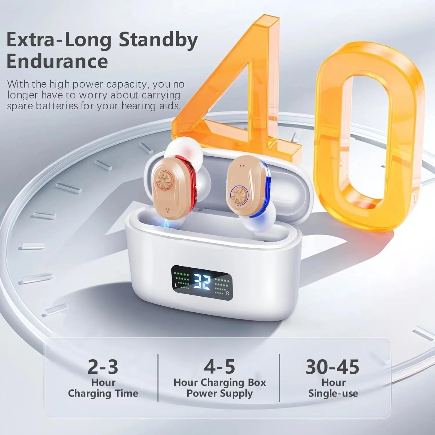 Wireless Mini Hearing Aid with Noise Reduction – HearMax 3