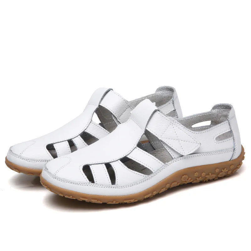 Women's Orthopedic Sandals with Cushioned Support and Cut-Out Design 1
