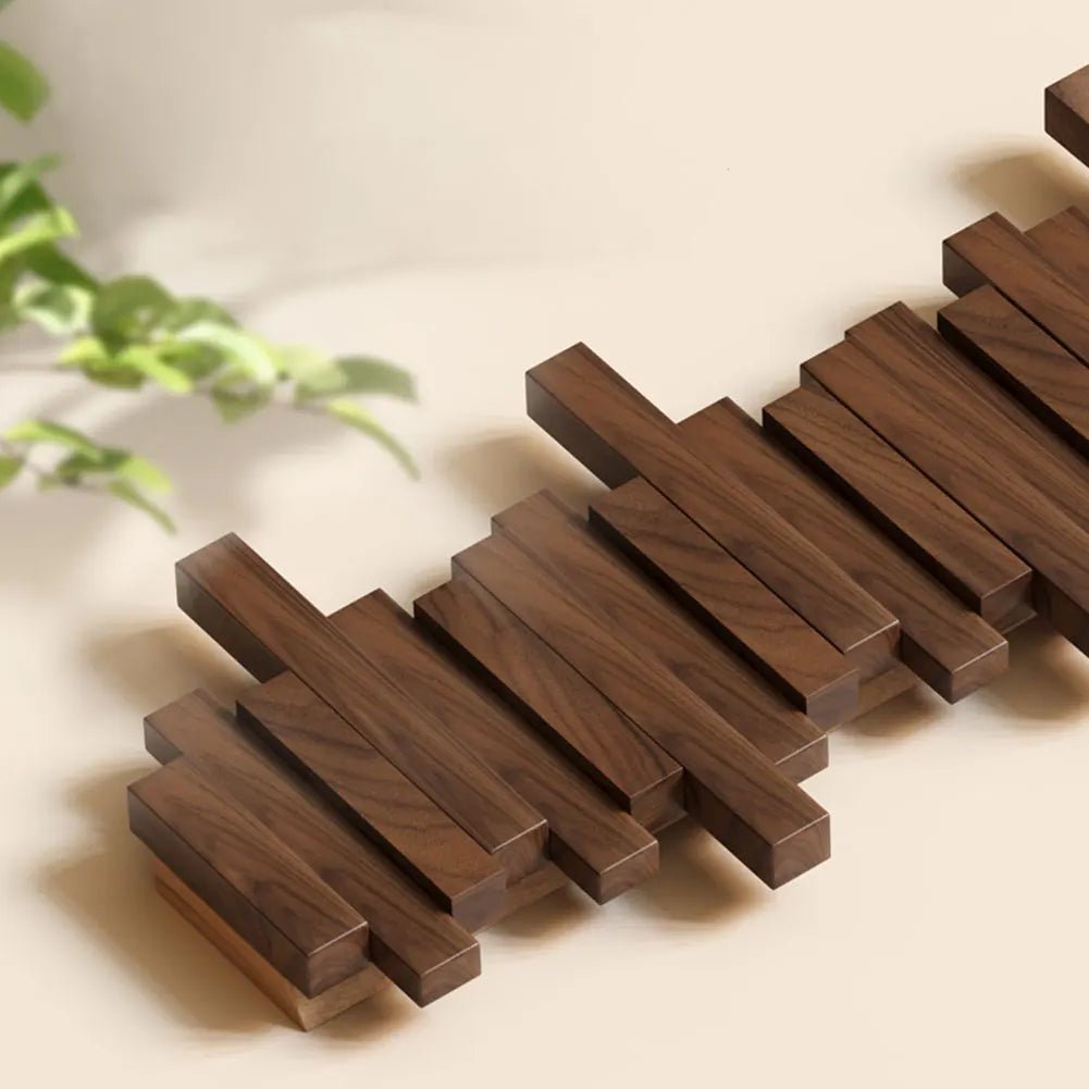 WoodFlex - Stijlvolle houten kledingkast met flexibele magnetische haken 7