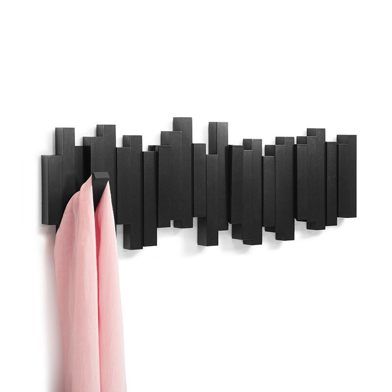 WoodFlex - Stijlvolle houten kledingkast met flexibele magnetische haken 9