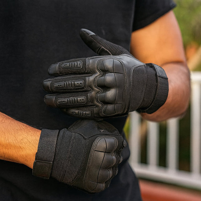 Work Gloves Tactical Grip Reinforced Knuckle Outdoor Glove Set 0