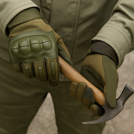 Work Gloves Tactical Grip Reinforced Knuckle Outdoor Glove Set 6