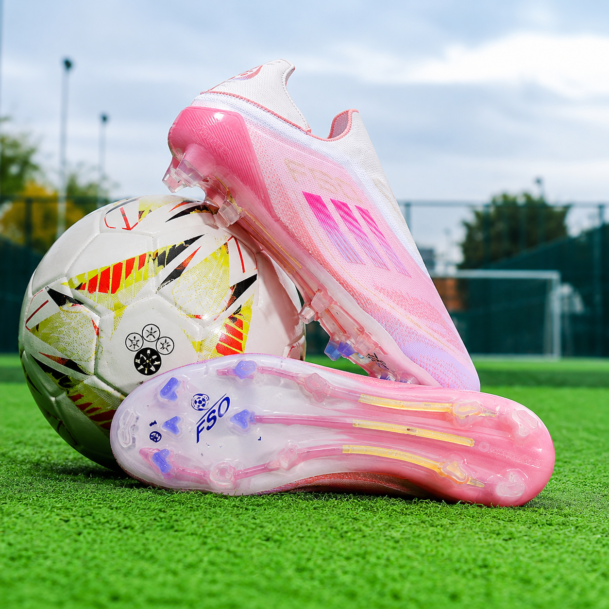 World Cup Soccer Cleats Football Boots Indoor Outdoor Play 0