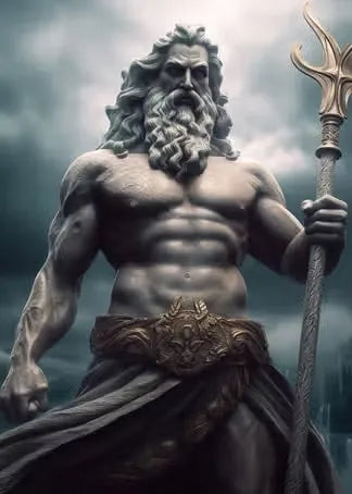 Zeus-Poster schwarz-weiß – Odyssee-Poster als Wanddekoration fürs Wohnzimmer 23