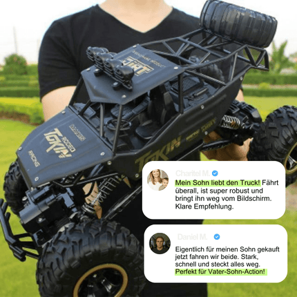 RC Monster Truck 4x4 – Off-Road Buggy with 2.4GHz Remote & LED Lights