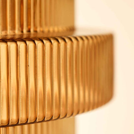 Glass Pendant Light – Bottle-Shaped Design with Brass Finish & Elegant Vintage Aesthetic