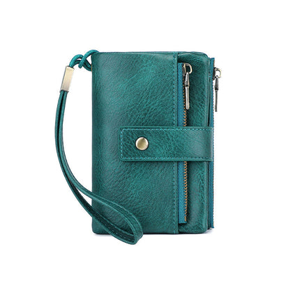 RFID-Blocking Tri-Fold Wallet | Secure Spacious Women’s Design