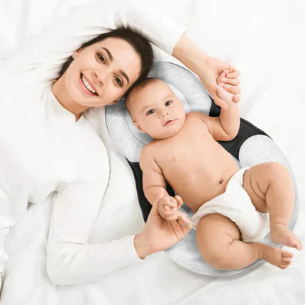 Baby Pillow – Ergonomic & Breathable Cushion with Soft Modal Cotton Cover