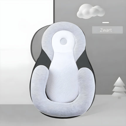 Baby Pillow – Ergonomic & Breathable Cushion with Soft Modal Cotton Cover