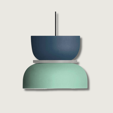 MacaronGlow - Skandinavisk Pendellampe med Unikt Design i Messing