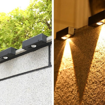 Solar Wall Light – Weather-Resistant Design with Automatic Dusk-to-Dawn LED Lighting