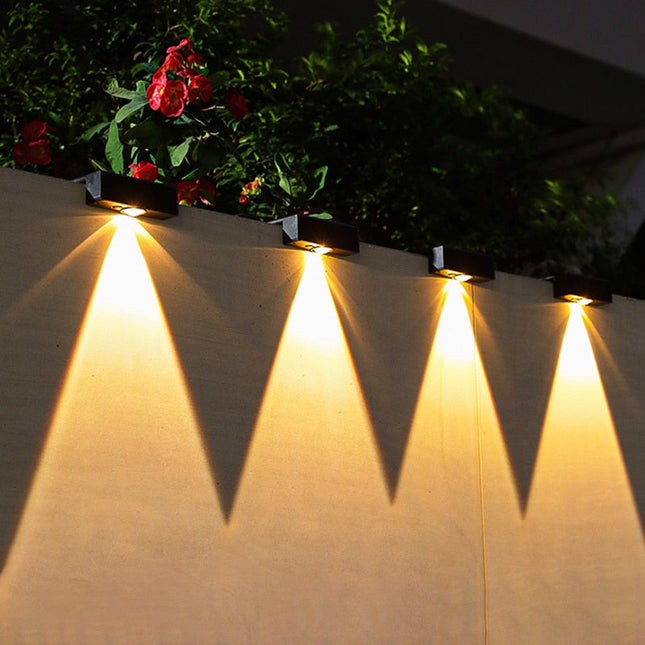 Solar Wall Light – Weather-Resistant Design with Automatic Dusk-to-Dawn LED Lighting