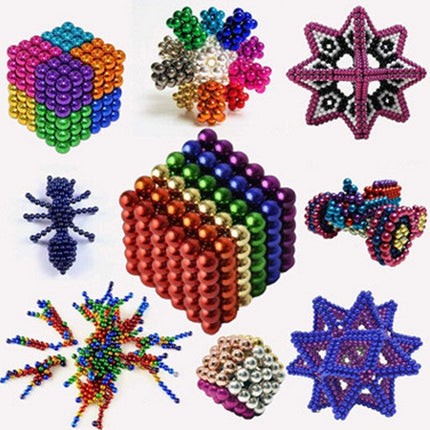 Magnetic Building Balls Set – Creative 3D Construction Kit with Strong Metal Spheres