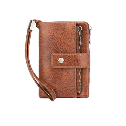 RFID-Blocking Tri-Fold Wallet | Secure Spacious Women’s Design