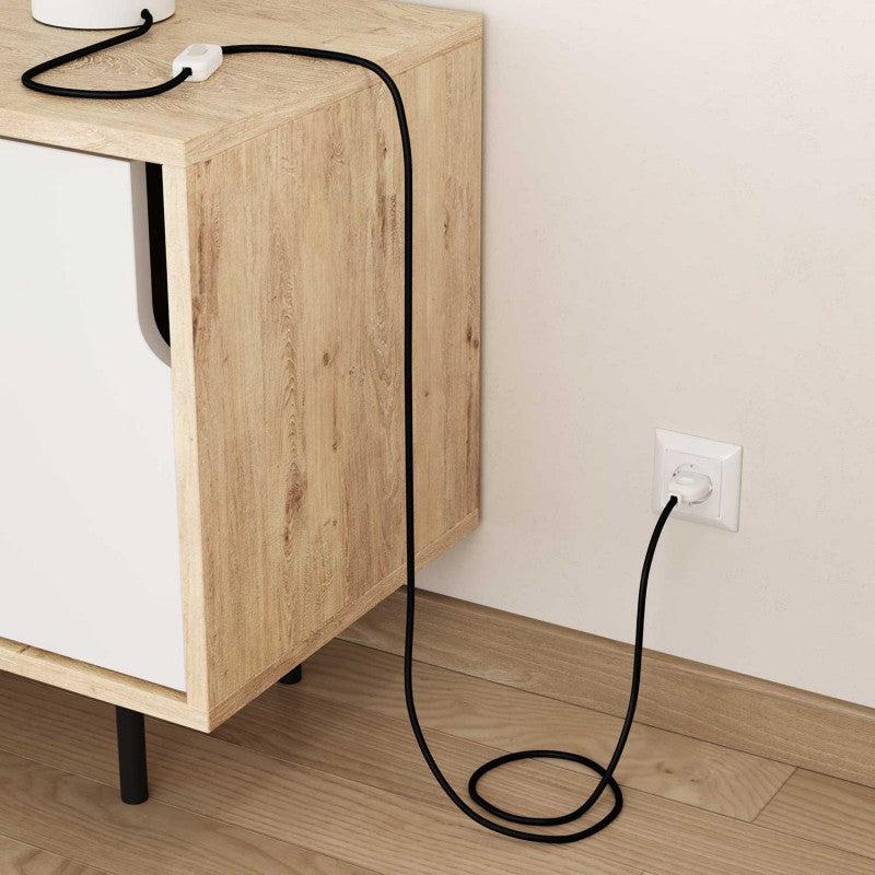 LumaCord – Stofledning med sort Viskosefinish