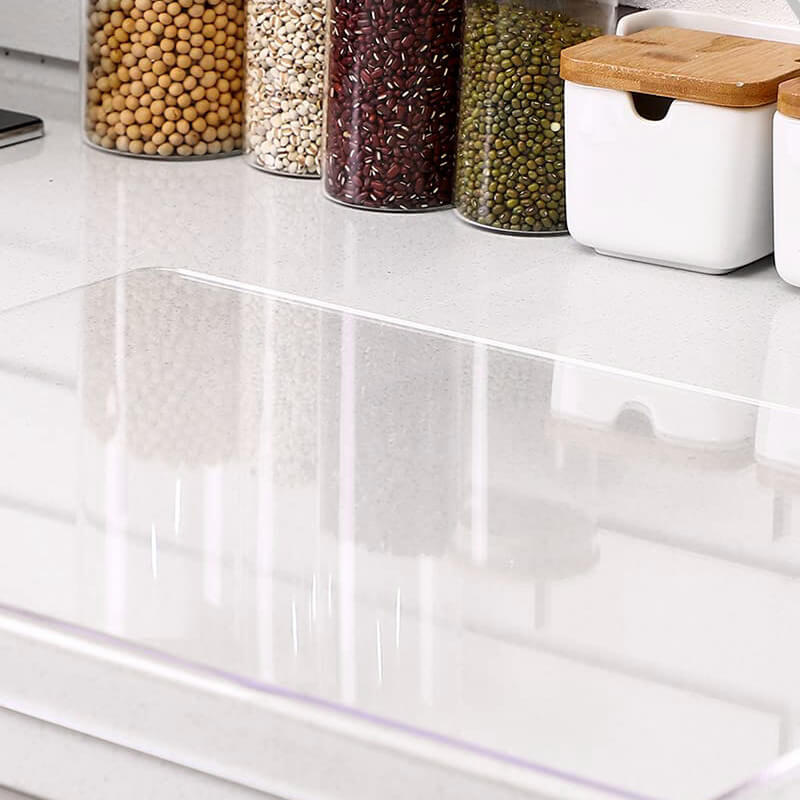Planche à Découper en Acrylique – Planche Transparente, Hygiénique & Antidérapante pour Cuisine et Service