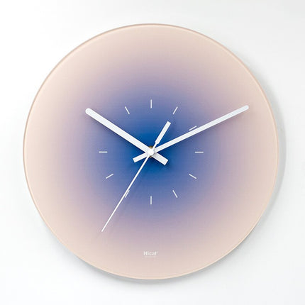 Wall Clock – Luxury Glass Design with Silent Quartz Movement for Modern Interiors