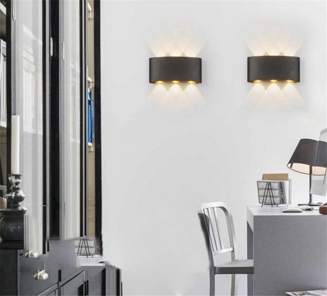 LED Wall Light – Modern Aluminum Design with Energy-Efficient Waterproof Construction