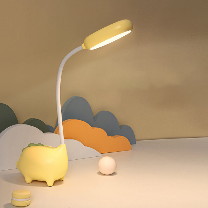 DinoGlow – Tegneserie Dinosaur LED Skrivebordslampe med Øjenbeskyttelse til Børn