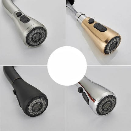 Kitchen Faucet – Flexible Spout with Single-Lever Control & Durable Brass Construction