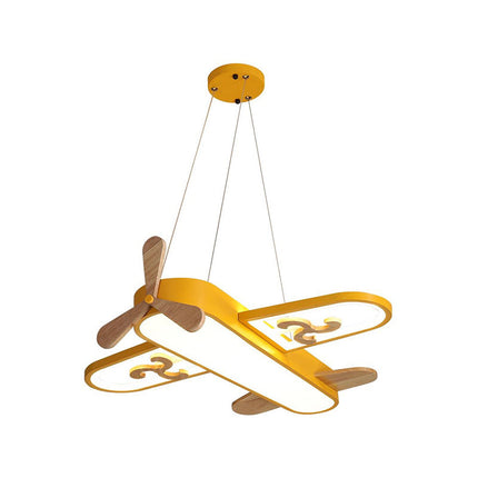 Children’s Ceiling Light – Creative Airplane LED Pendant with Adjustable Brightness