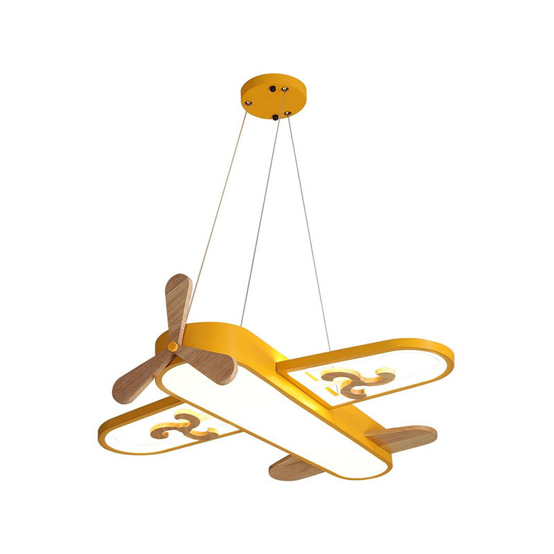 Plafonnier pour Enfants – Suspension LED Avion Créative avec Luminosité Réglable