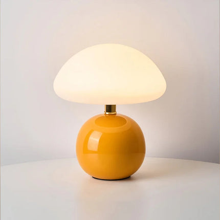 Table Lamp – French Mushroom-Inspired Design with Adjustable LED Light & Modern Interior Style
