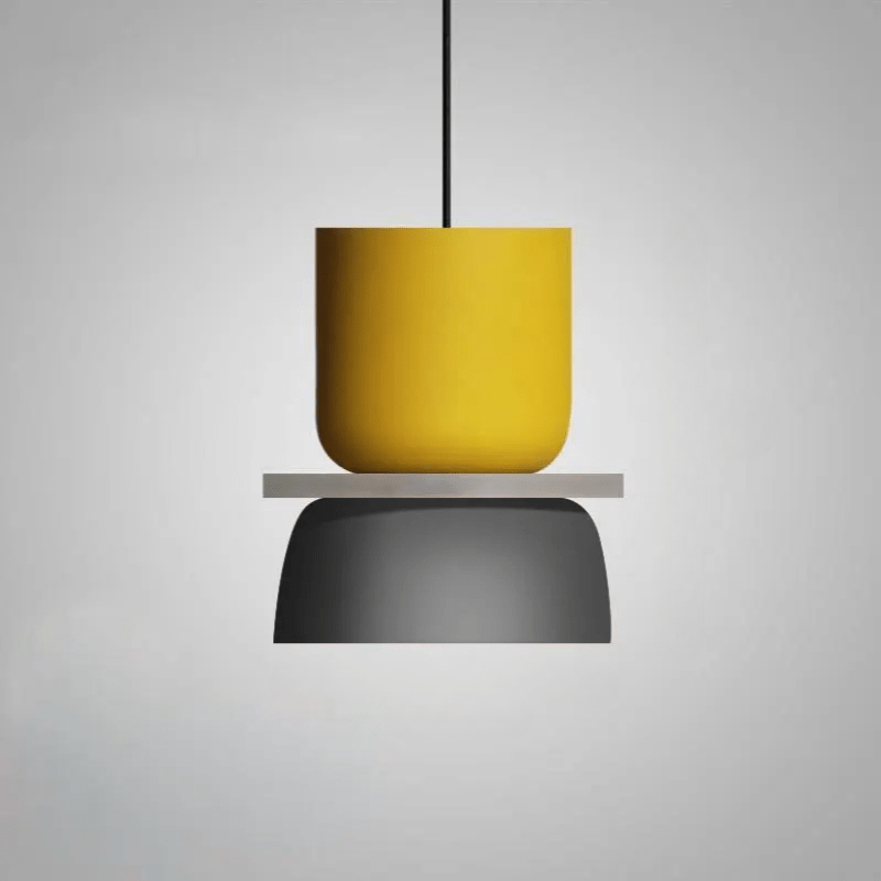 MacaronGlow - Skandinavisk Pendellampe med Unikt Design i Messing