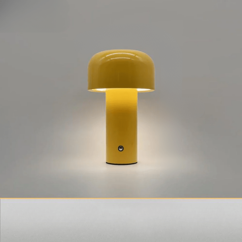 MushroomGlow – Bærbar Svampelampe med USB-opladning og Blødt Stemningslys